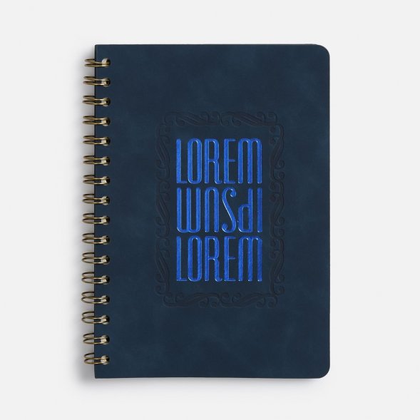 Ежедневник Spiral, недатированный, синий 