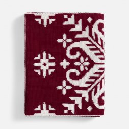 Шарф Wintertude L, красный с белым