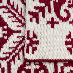 Шарф Wintertude L, красный с белым