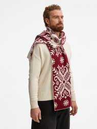 Шарф Wintertude L, красный с белым