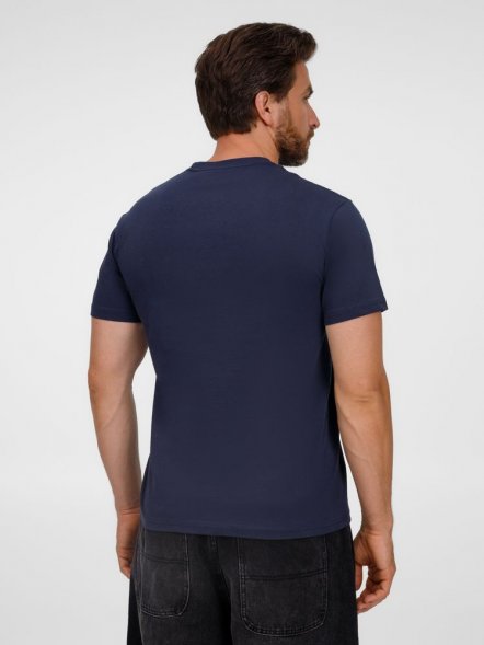 Футболка унисекс T-Bolka 180, темно-синяя 