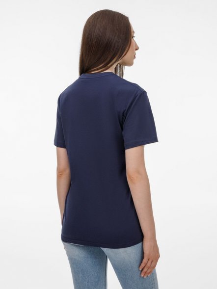 Футболка унисекс T-Bolka 180, темно-синяя 