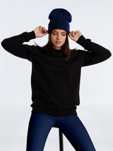 Шапка Real Talk, темно-синяя 