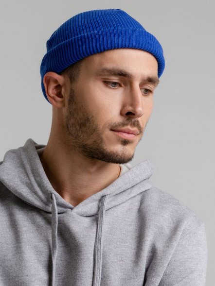 Шапка Life Explorer, ярко-синяя (василек) 