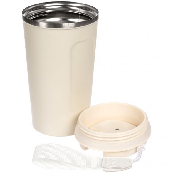 Смарт-стакан с заменяемой батареей tellMug, ver.2, молочно-белый 