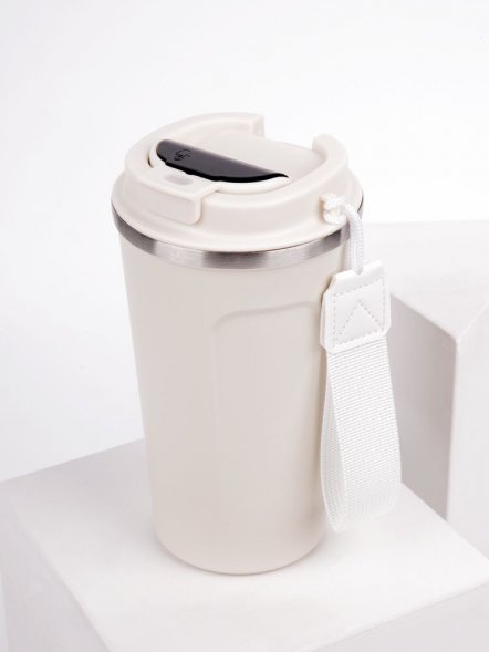 Смарт-стакан с заменяемой батареей tellMug, ver.2, молочно-белый 