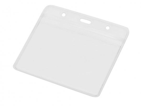 Бейдж Crystal Flat 115*101 мм (внут.размер 107*70 мм), прозрачный 