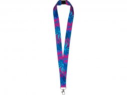 Ланъярд 2,5 см с карабином и замком обрыва