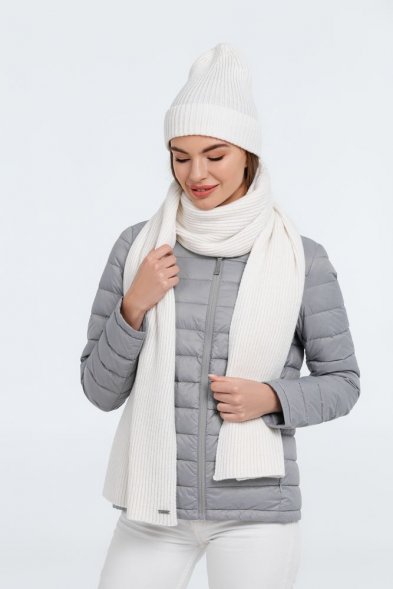 Шапка Alpine, белая 