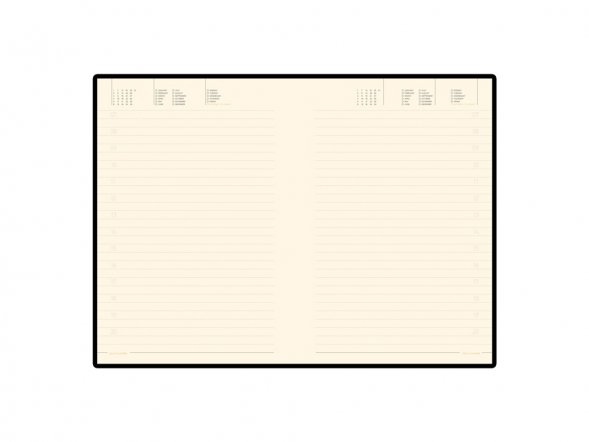 Ежедневник А5 недатированный Megapolis Soft, черный 