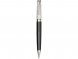Набор William Lloyd : ручка шариковая и подставка, черный/серебристый 