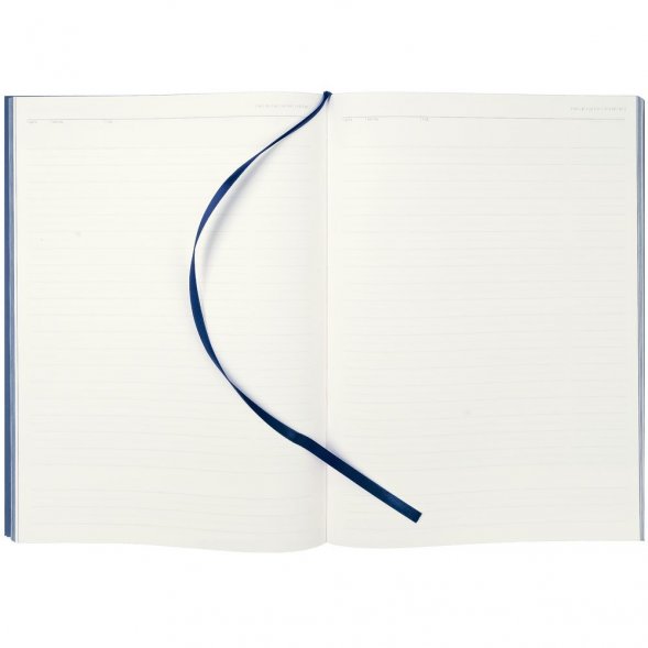 Ежедневник Flat Maxi, недатированный, синий 
