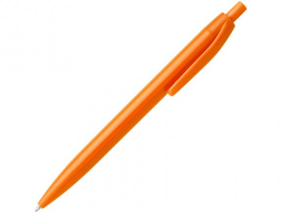 Ручка пластиковая шариковая STIX, синие чернила, оранжевый 