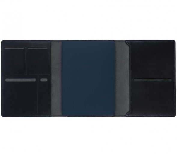 Ежедневник-портфолио Napoli, недатированный, синий 