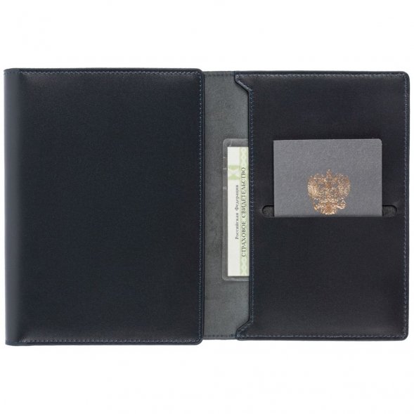 Ежедневник-портфолио Napoli, недатированный, синий 