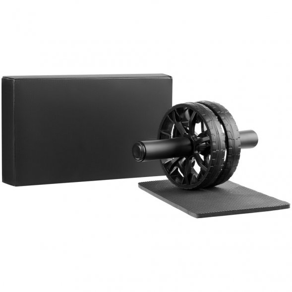 Ролик для пресса с ковриком Presswork, черный 