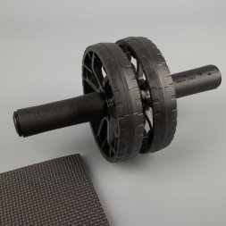 Ролик для пресса с ковриком Presswork, черный