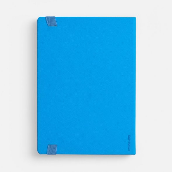 Ежедневник Peel, недатированный, голубой 