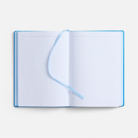 Ежедневник Peel, недатированный, голубой 