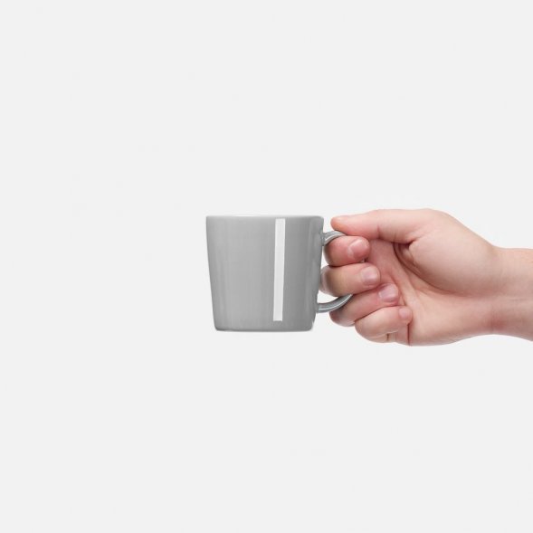 Кружка Valotti Medio, серая 