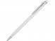 Ручка-стилус шариковая Jucy Soft с покрытием soft touch, белый (Р) 