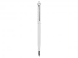 Ручка-стилус шариковая Jucy Soft с покрытием soft touch, белый (Р)