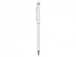 Ручка-стилус шариковая Jucy Soft с покрытием soft touch, белый (Р)