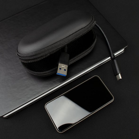 Внешний SSD диск Drop Light, с подсветкой гравировки, 256 Гб 