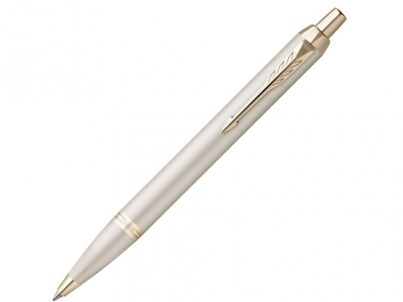 Шариковая ручка Parker IM Professionals Monochrome Champagne, стержень:M, цвет чернил: blue, в подарочной упаковке. 