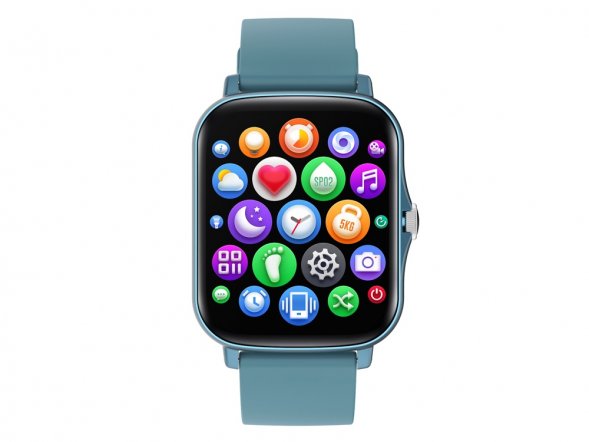 Умные часы CANYON Barberry SW-79, IP 67, BT 5.1, сенсорный дисплей 1.7, морская волна 