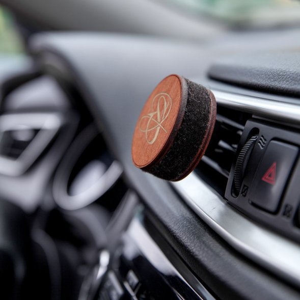 Ароматизатор в машину Sentir Deflector, коричневый, ледяной фрукт 