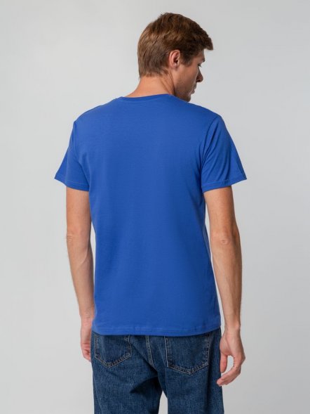 Футболка унисекс T-bolka 140, ярко-синяя 