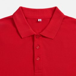 Рубашка поло унисекс Tervise, красная