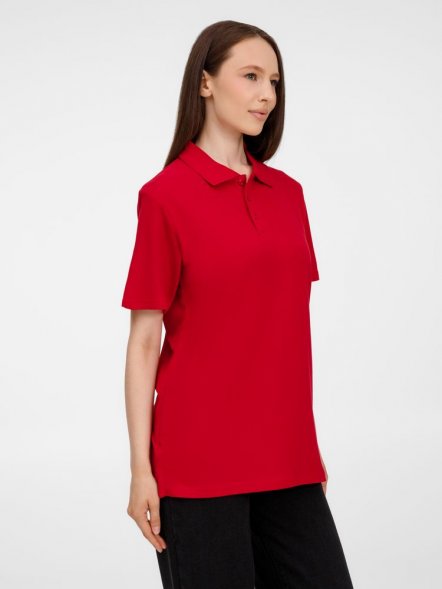 Рубашка поло унисекс Tervise, красная 