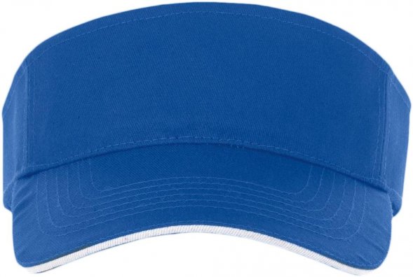 Козырек Ace, ярко-синий с белым 