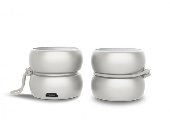Портативные парные колонки TWS YoYo Stereo, белый 