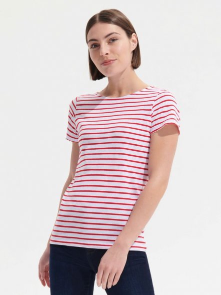 Футболка Miles Women серая с желтым 