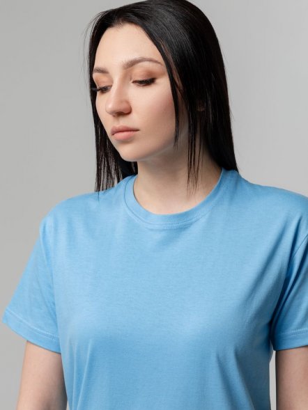 Футболка унисекс T-bolka 140, голубая 
