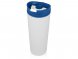 Термокружка Brite 500мл, белый/синий 