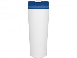 Термокружка Brite 500мл, белый/синий