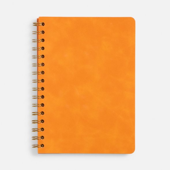 Ежедневник Spiral, недатированный, оранжевый 
