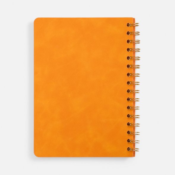 Ежедневник Spiral, недатированный, оранжевый 