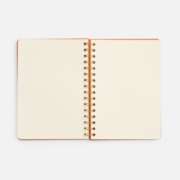 Ежедневник Spiral, недатированный, оранжевый 