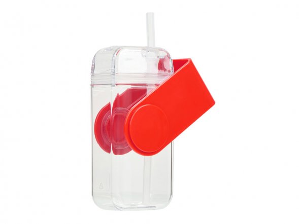 Бутылка для воды JUICY DRINK BOX, красный 