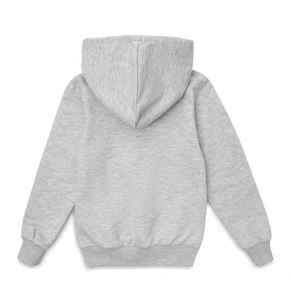 Толстовка с капюшоном детская Kirenga Kids, серый меланж 