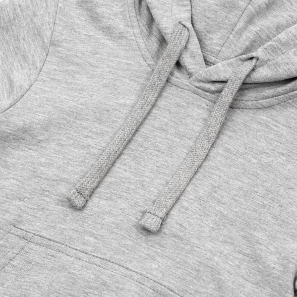 Толстовка с капюшоном детская Kirenga Kids, серый меланж 