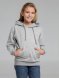 Толстовка с капюшоном детская Kirenga Kids, серый меланж 