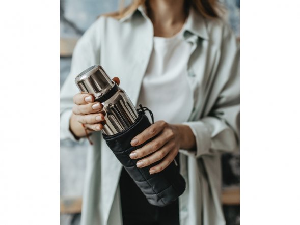 Чехол для термоса тм bobber, черный. Артикул Jacket F-470 Black Coffee 