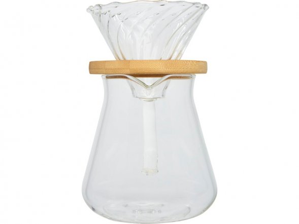 Стеклянная кофеварка Geis объемом 500 мл, natural 