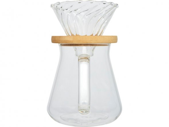 Стеклянная кофеварка Geis объемом 500 мл, natural 